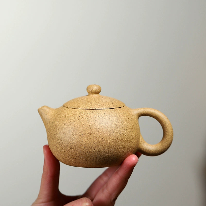 Handmade Teapot Golden Mud Xishi