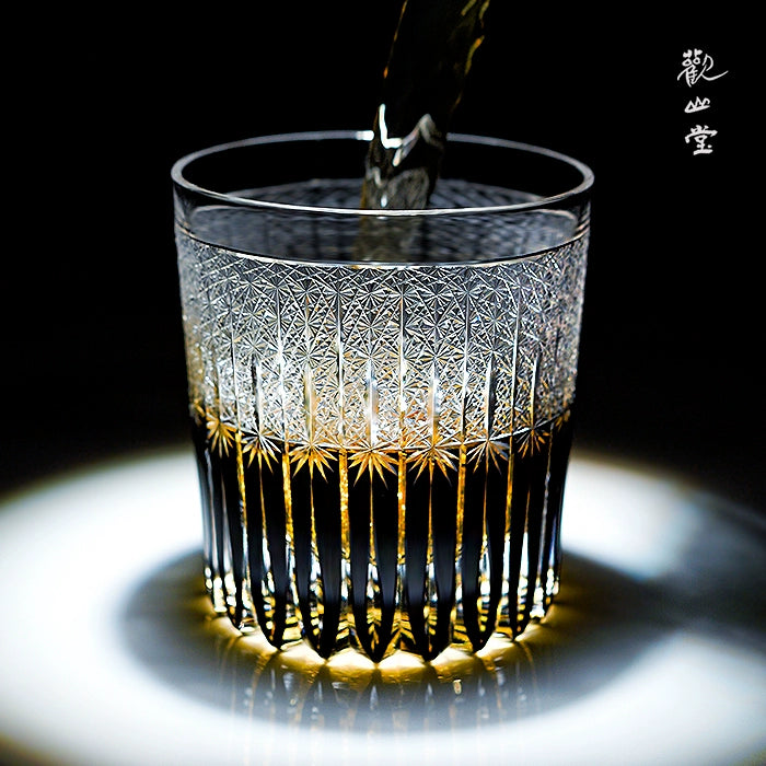 Edo Kiriko Handcrafted Karmic Whisky Glass