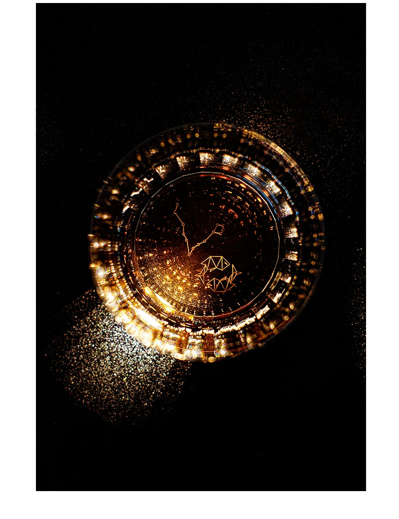 12 Constellations Crystal Whisky Glasses