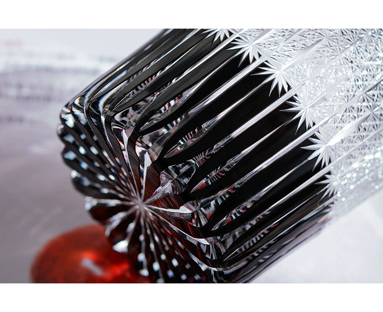 Edo Kiriko Handcrafted Karmic Whisky Glass