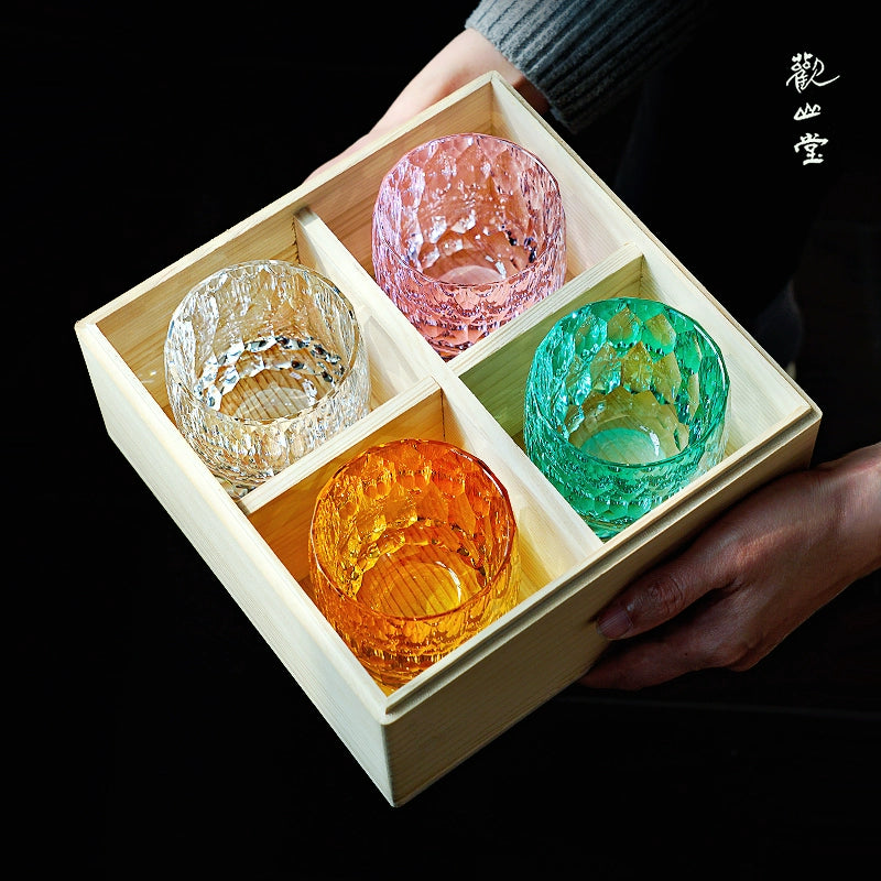 Hand-carved K9 Crystal Whiskey Glass