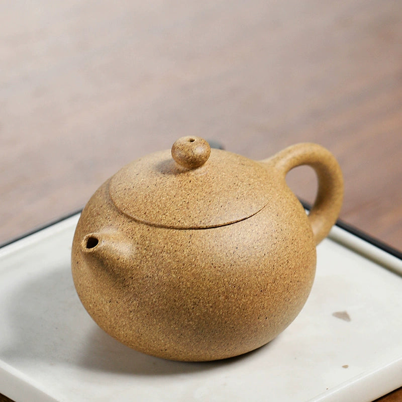 Handmade Teapot Golden Mud Xishi