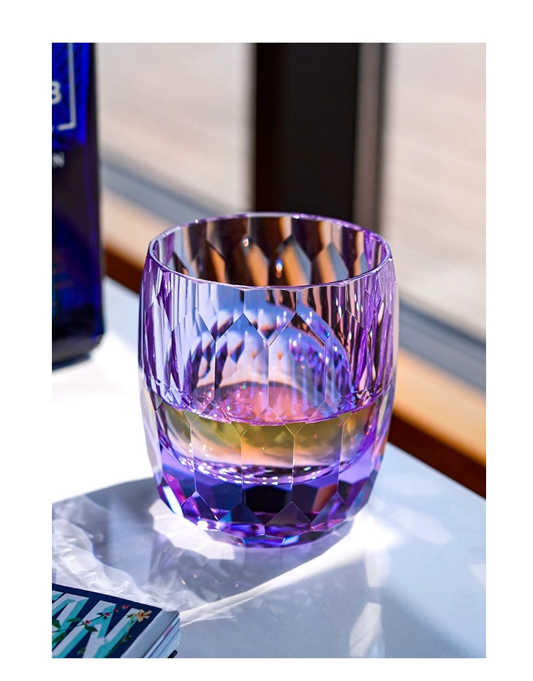 Hand-engraved Crystal Whiskey Glass