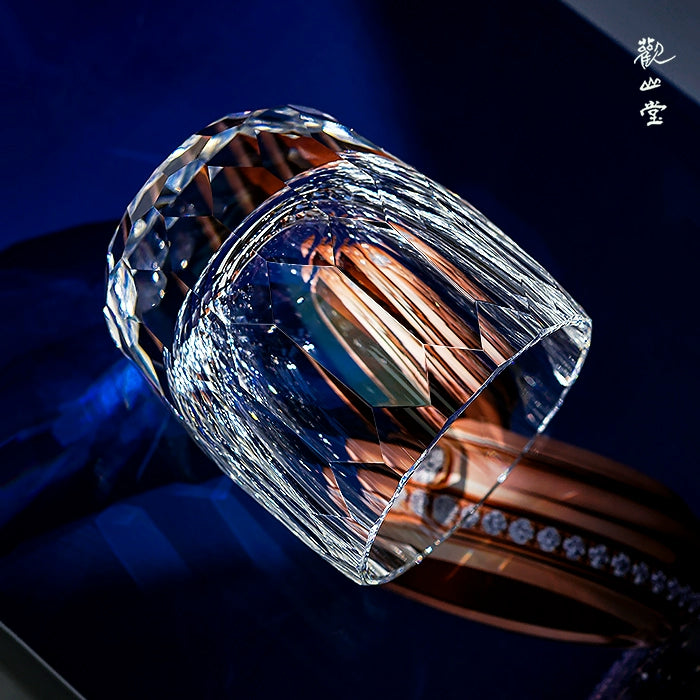 Hand-engraved Crystal Whiskey Glass