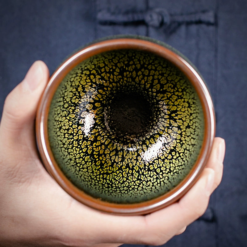 Green Oil Drop Partridge Jianzhan Tea Cup new arrivals