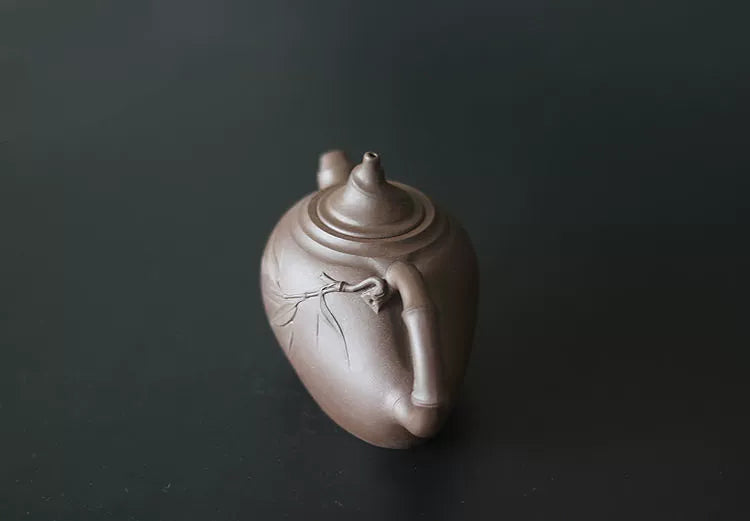 Handmade Bamboo Leaf Teapot