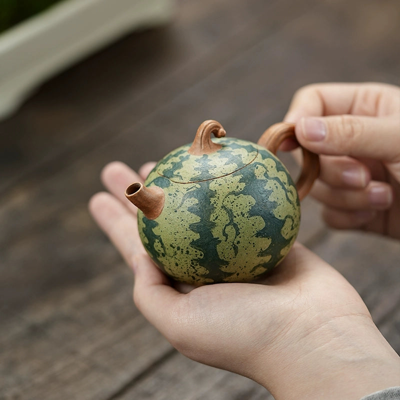 Watermelon Teapot Handmade Single pot