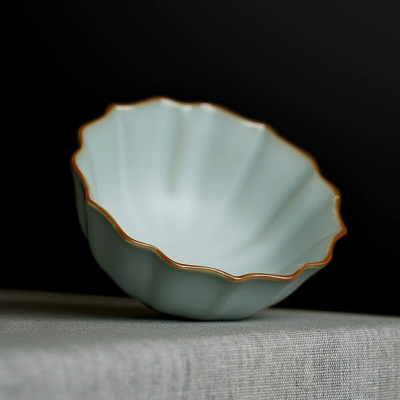 Handmade Ru Kiln Teacup Celadon Kungfu Teacup