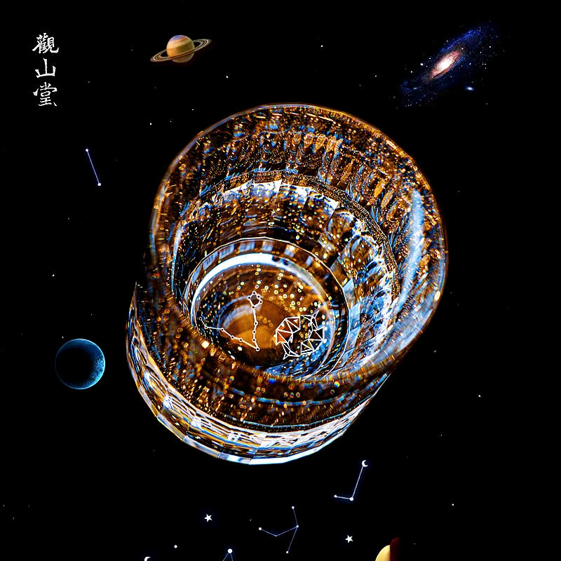 12 Constellations Crystal Whisky Glasses