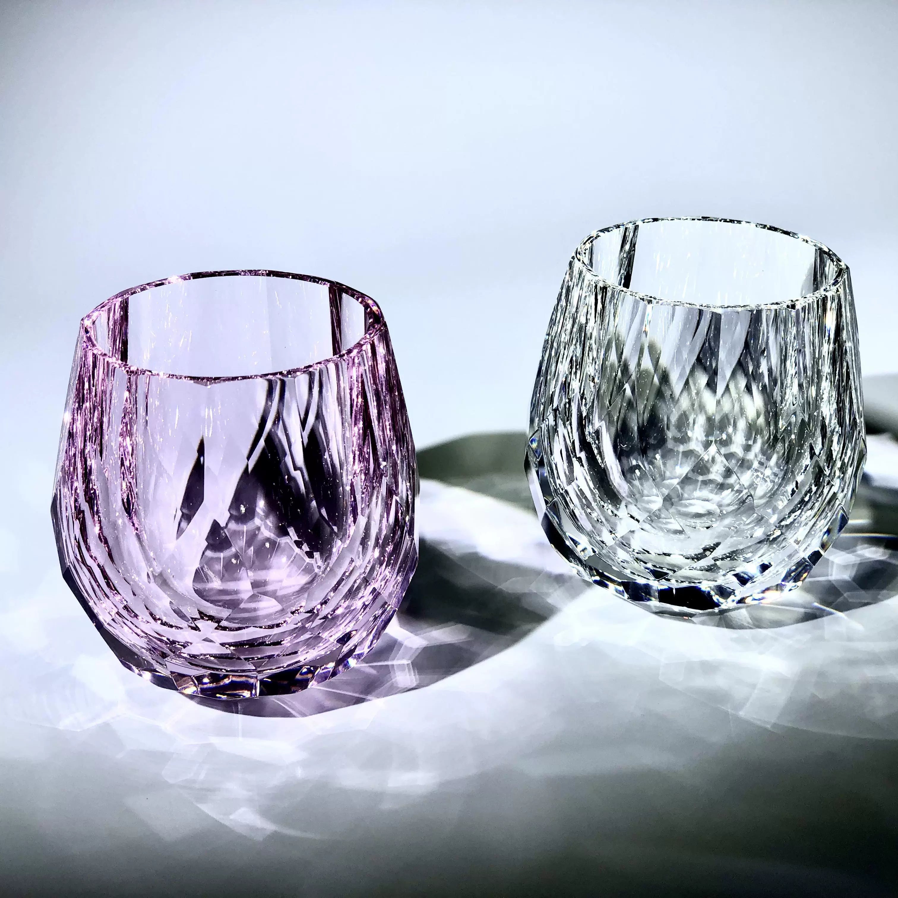 Hand Cut Crystal Whiskey Glass