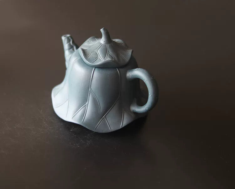 Dark Green Lotus Leaf Teapot