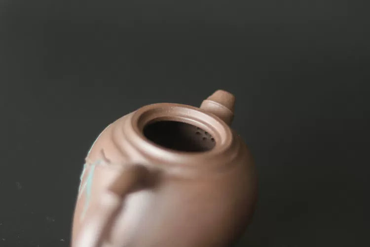 Handmade Bamboo Leaf Teapot
