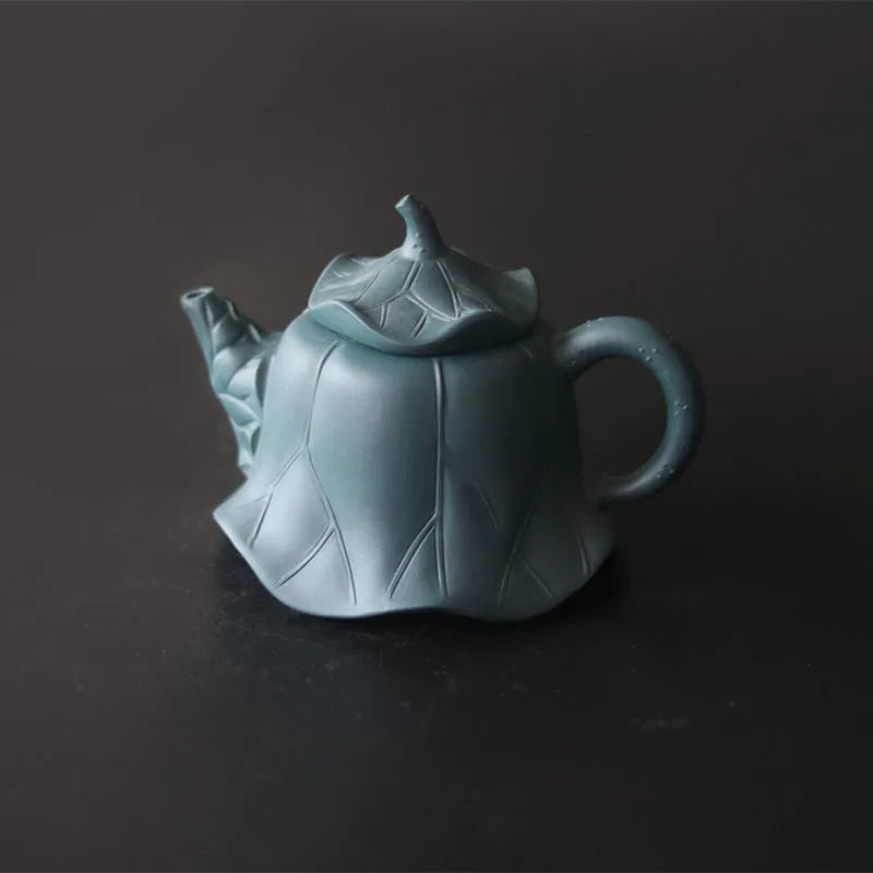Dark Green Lotus Leaf Teapot