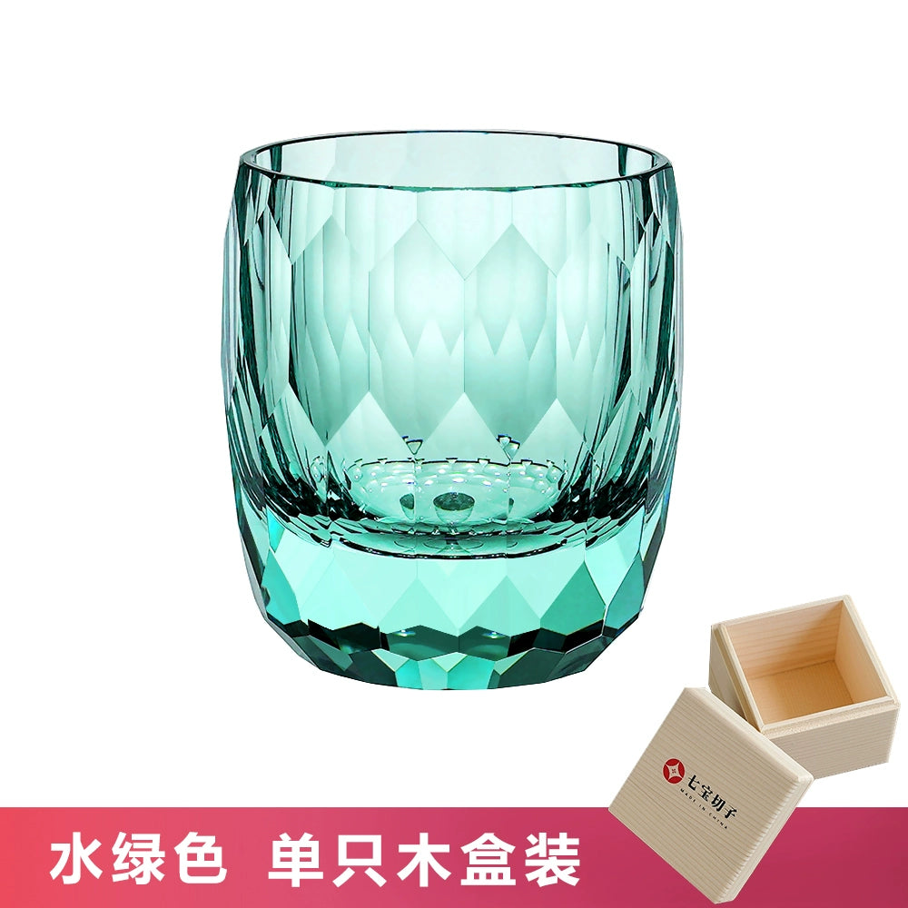 Hand-engraved Crystal Whiskey Glass