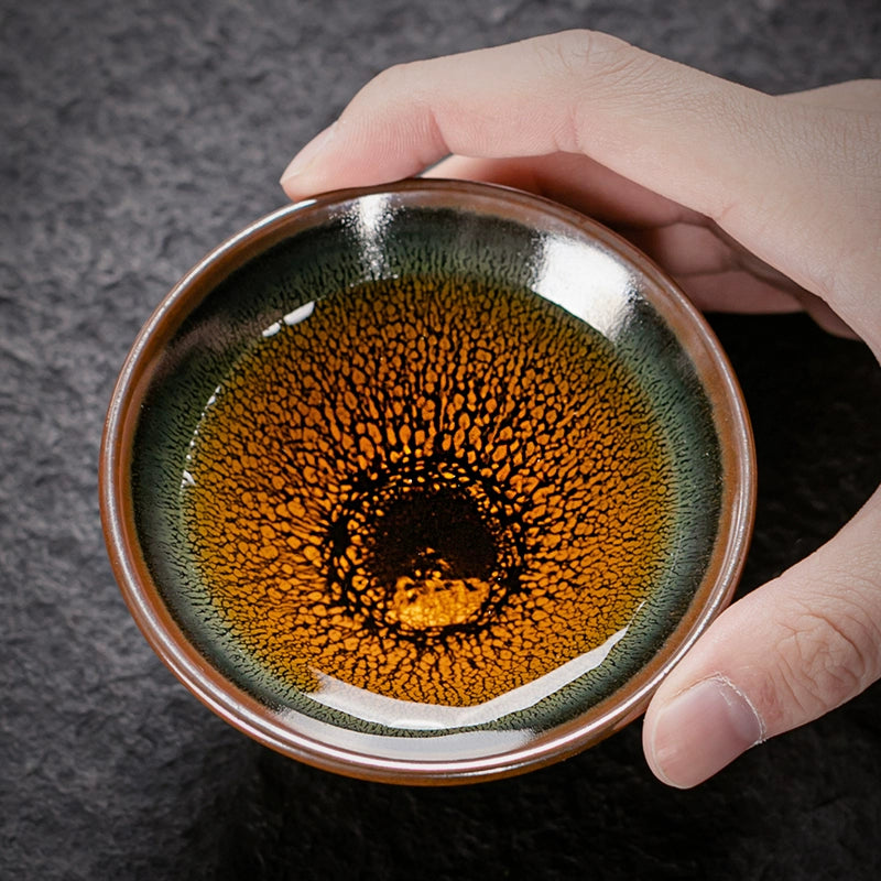 Green Oil Drop Partridge Jianzhan Tea Cup new arrivals