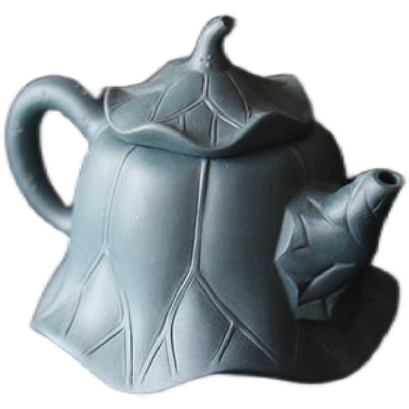 Dark Green Lotus Leaf Teapot