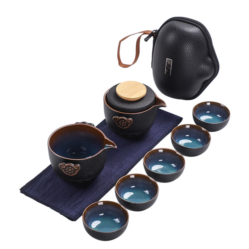 Handmade Travel tea set