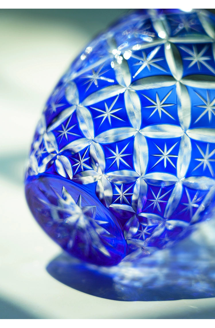 Violet Crystal Whiskey Glass