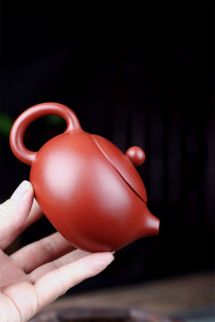 Handmade Nine-tailed Fox Xishi Teapot