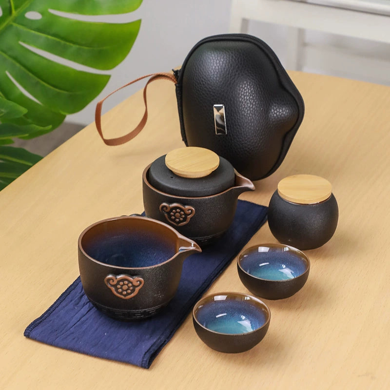 Handmade Travel tea set