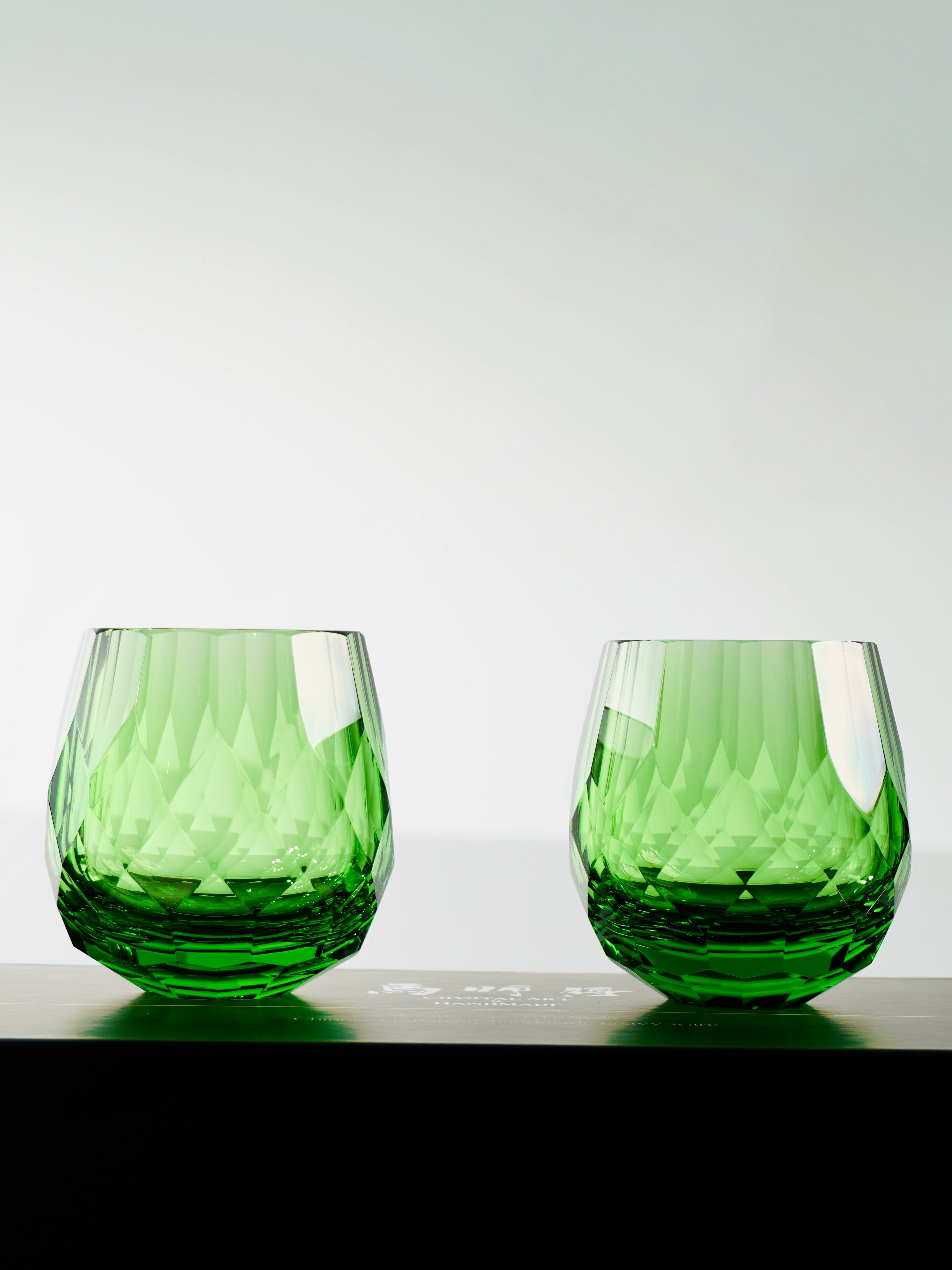 Hand Cut Crystal Whiskey Glass