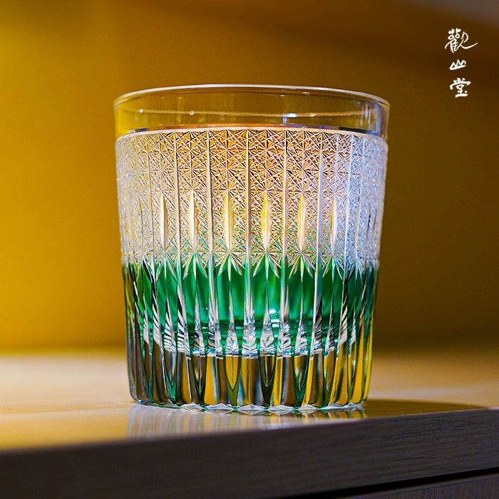 Edo Kiriko Handcrafted Karmic Whisky Glass