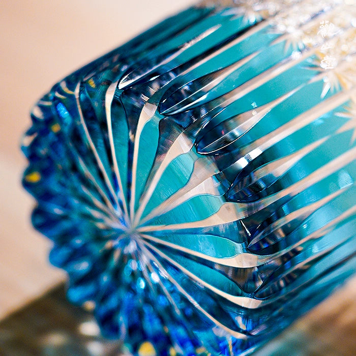 Edo Kiriko Handcrafted Karmic Whisky Glass