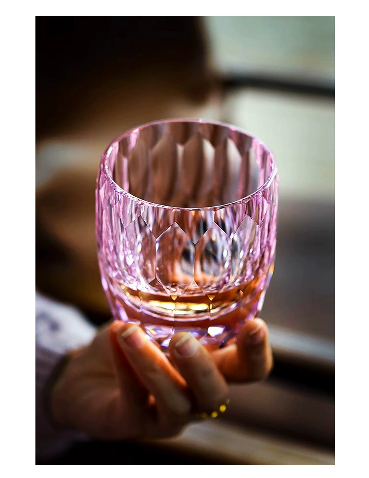 Hand-carved K9 Crystal Whiskey Glass