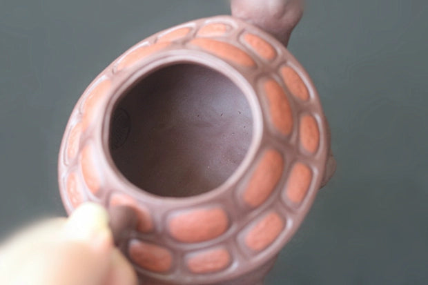 Tortoise Hare Teapot Handmade