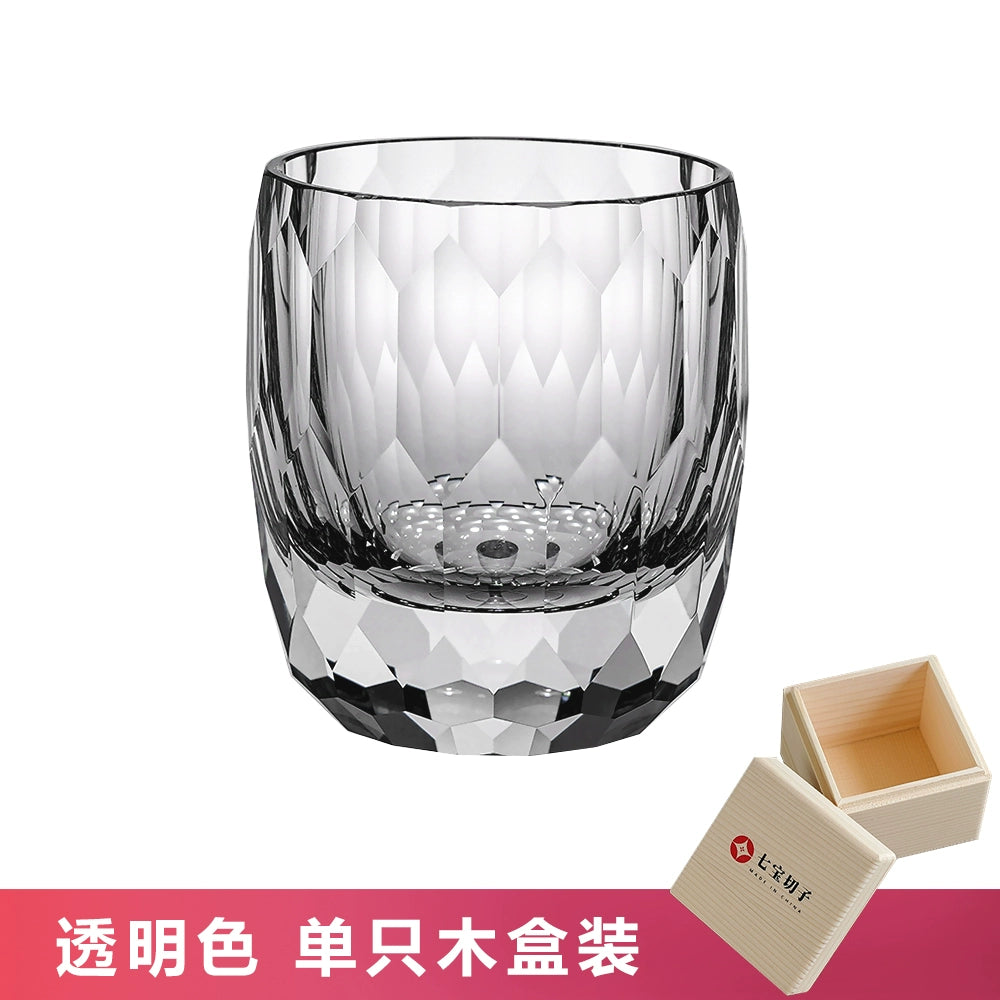 Hand-engraved Crystal Whiskey Glass