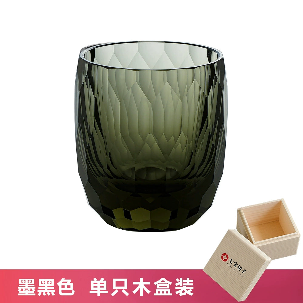 Hand-engraved Crystal Whiskey Glass