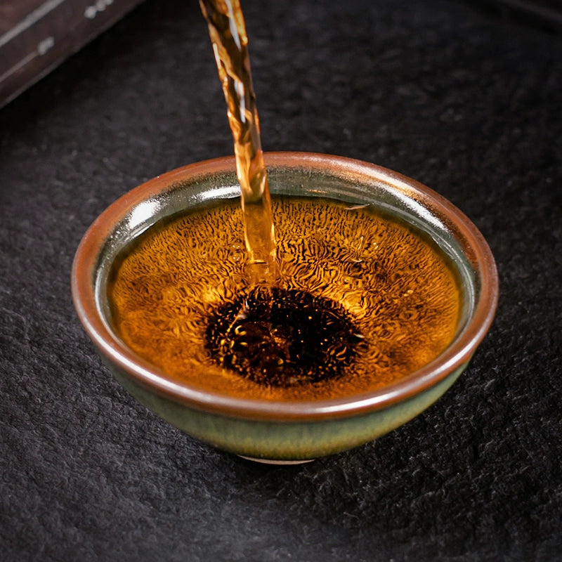 Green Oil Drop Partridge Jianzhan Tea Cup new arrivals