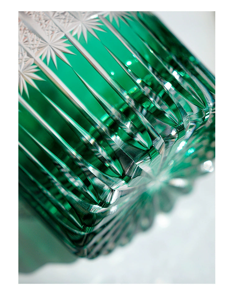 Edo Kiriko Handcrafted Karmic Whisky Glass