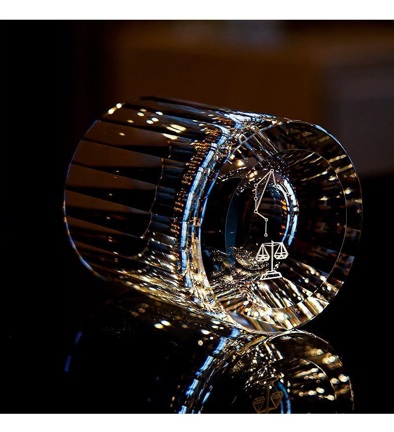 12 Constellations Crystal Whisky Glasses