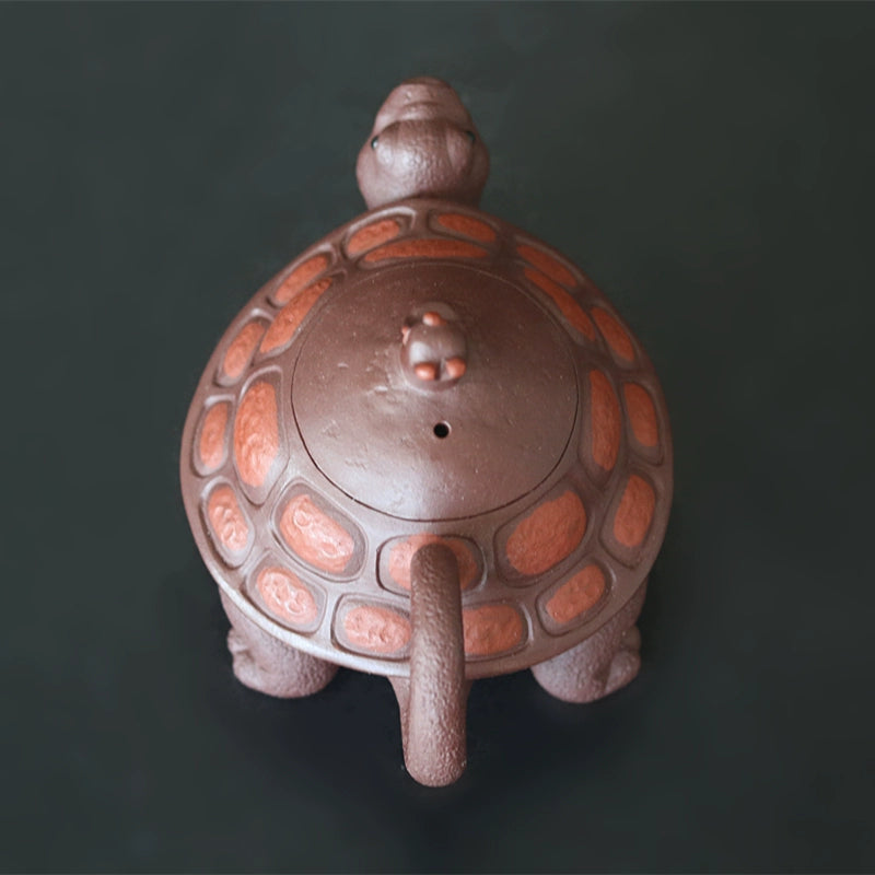 Tortoise Hare Teapot Handmade